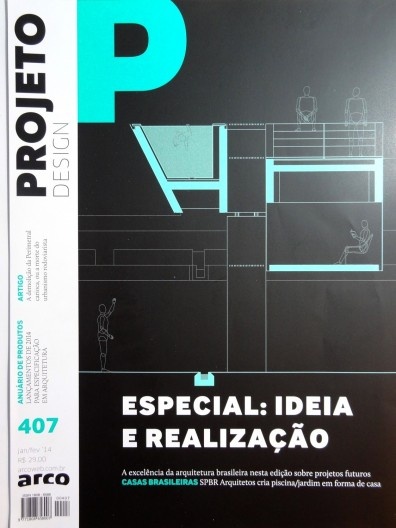 Capa de Projeto Design nº.407, janeiro-fevereiro 2014