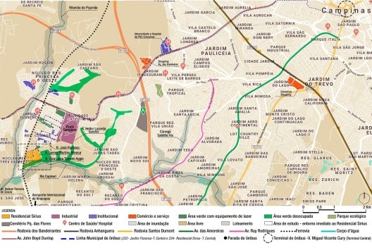 Inserção regional e entorno urbano do Residencial Sírius