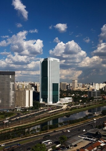 Edifício Eldorado Business Tower, projeto do escritório Aflalo & Gasperini Arquitetos
