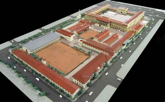 Quartel Militar, maquete, bairro da Luz, São Paulo