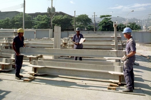 Casa da Criança, componentes em argamassa armada para saneamento básico, Rio de Janeiro RJ