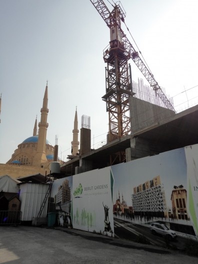 The Beirut Gardens em construção, Arata Isosaki