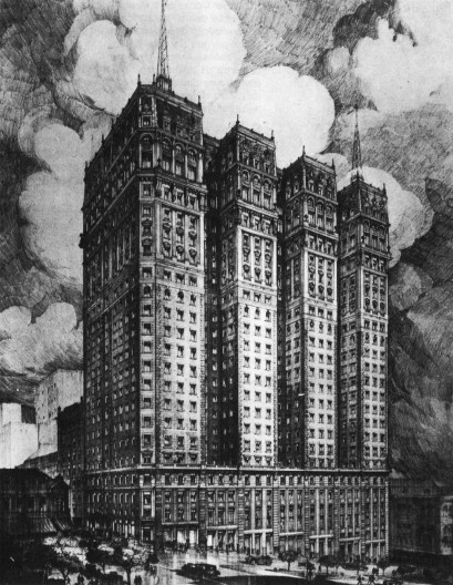 Edifício Martinelli, perspectiva do projeto