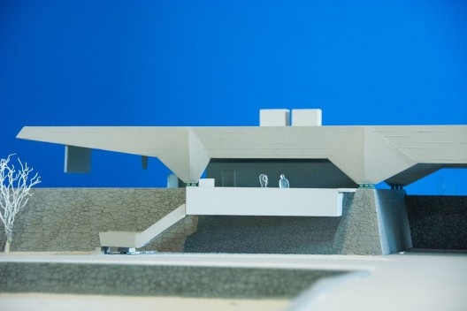 Garagem de Barcos Santa Paula, maquete, São Paulo, 1961. Arquitetos Vilanova Artigas e Carlos Cascaldi