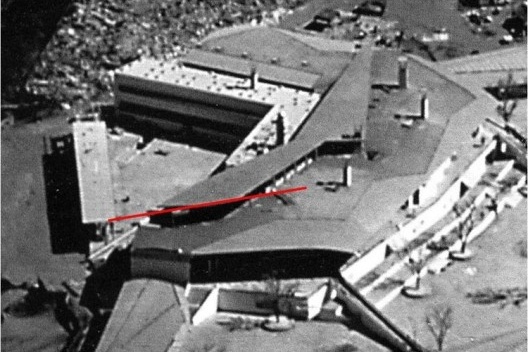 Vista aérea do Hotel de Larache