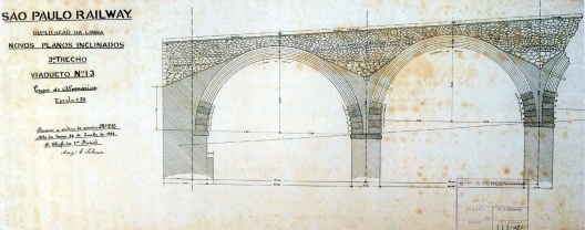 Projeto do viaduto nº 13, depois denominado viaduto nº 10, 1898