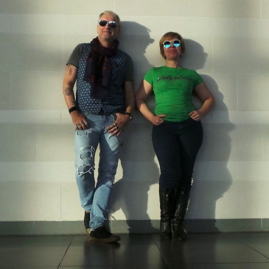 André Joanilho e esposa em Cartagena, Colômbia