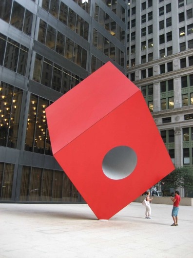 Escultura de Isamo Noguchi, no Down Town
