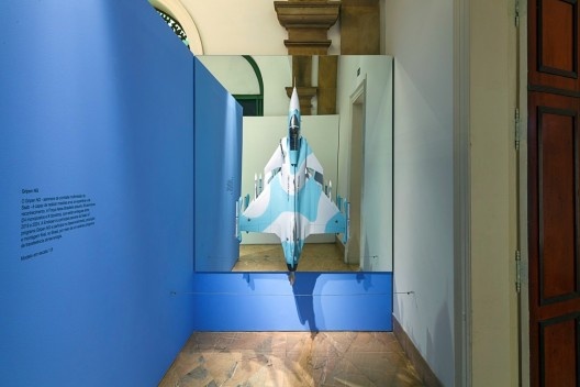 Espaço expositivo do Gripen NG