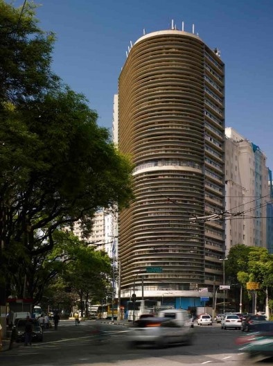 Edifício Montreal, São Paulo. Arquiteto Oscar Niemeyer, 1950