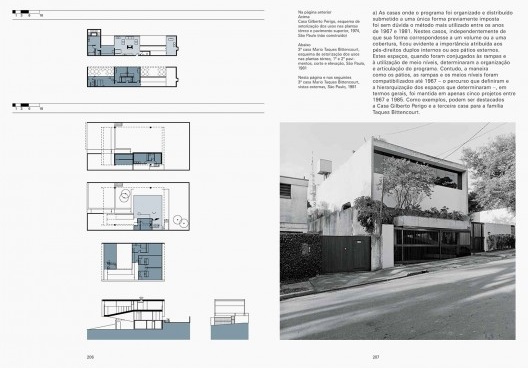 Páginas do livro Vilanova Artigas: Casa Paulistas, de Marcio Cotrim