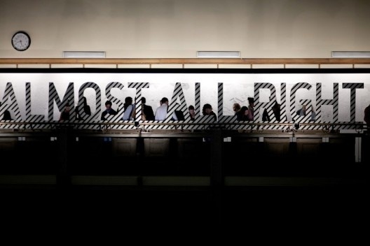 Image of the exhibition and its visitors, Museum of Modern Art in Warsaw, October 1-30, 2011