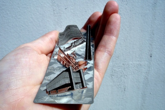 Cartela com símbolos urbanos de São Paulo