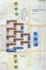 Detalhe da ordenação urbana da segunda etapa de Montbau, de autoria dos arquitetos Manuel Baldrich, Antonio Bonet, Pedro López (LI), José Soteras (1957-1968)
