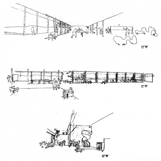 Grande Hotel de Ouro Preto, desenho de Oscar Niemeyer em exposição permanente