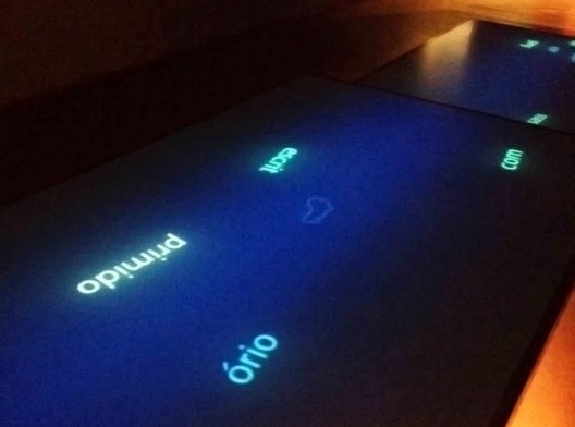 Beco das Palavras e suas mesas interativas, Museu da Língua Portuguesa, São Paulo