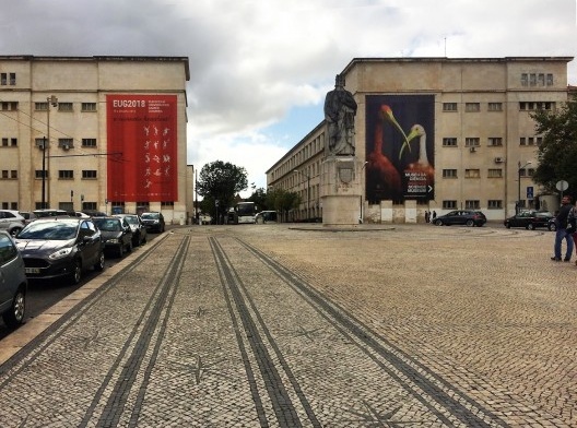 Chegando à Universidade de Coimbra