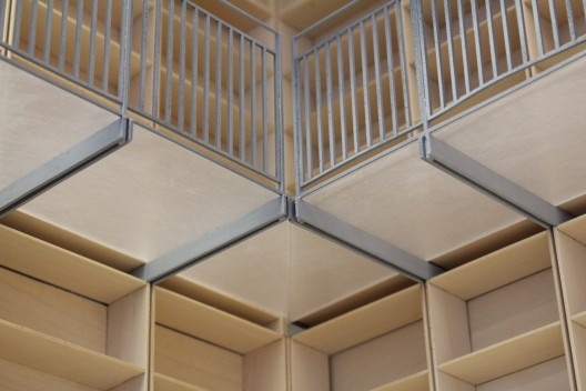 Maquete de estudo de detalhamento da Morgan Library, obra de Renzo Piano