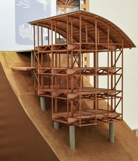 Residência Pio IX, maquete física em escala 1:20, São Paulo SP Brasil, 1999. Arquitetos Marcelo e Marta Aflalo