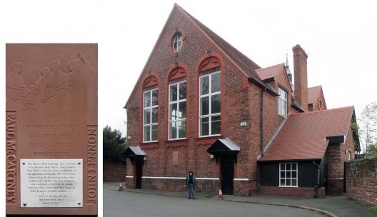 Hall de Saint Peter’s Church, local onde se conheceram Paul e John. Os dois tocaram juntos neste auditório e fizeram suas primeiras músicas