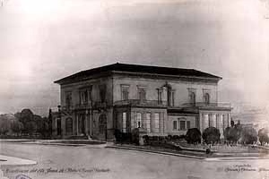 Foto antiga da casa de Juan Pedro Baró