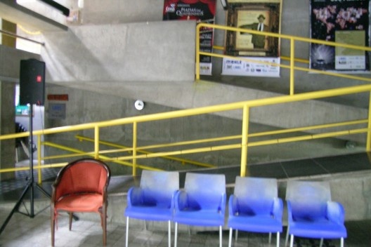 João Batista Vilanova Artigas, Residência Telmo Porto, São Paulo, 1968. Vazio central e rampas