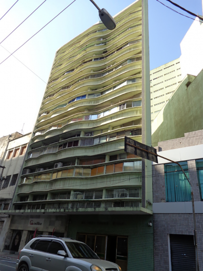 Edifício Ouro Verde, fachada para a avenida Jerônimo Monteiro, Vitória ES