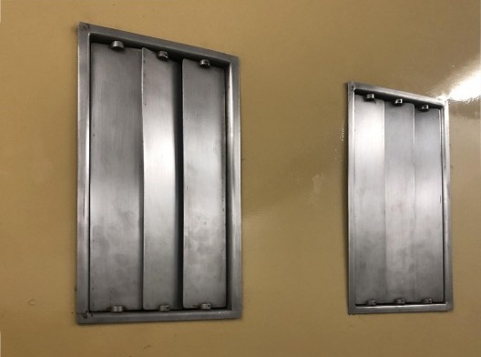 Duto vertical de ventilação natural