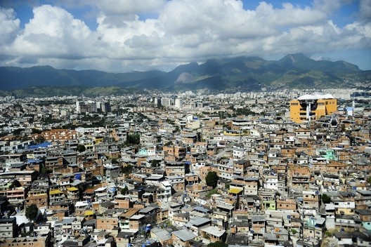 O Complexo do Alemão, no Rio de Janeiro, durante a visita da diretora-geral do Fundo Monetário Internacional – FMI, Christine Lagarde