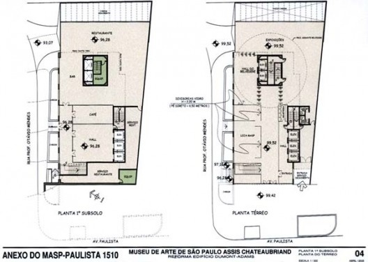 Documento \"Anexo do Masp\", 2º projeto, abril 2005