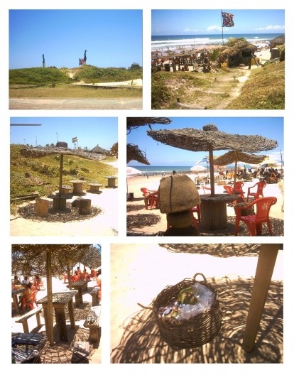 Fig. 11 – Famosa, e não mais existente quando da demolição das barracas, Barraca do Aloísio, situado em point setentista, a Praia dos Artistas, em Salvador, 2006.