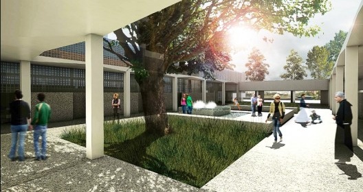 Readequação para o Pateo do Colégio, maquete eletrônica, São Paulo SP Brasil, 2013. Arquiteto Pedro Mendes da Rocha/ Arte 3 Arquitetura