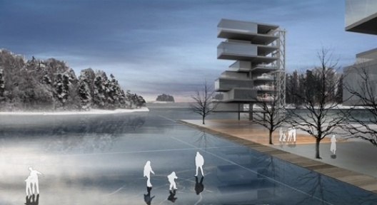 Diverseeds, estruturas dinâmicas para sociedades nômades, cena de inverno. BC.PM / Bruno Louzada, Francisco Villeda, Henry Quiroga e Iris Cantante, 2008