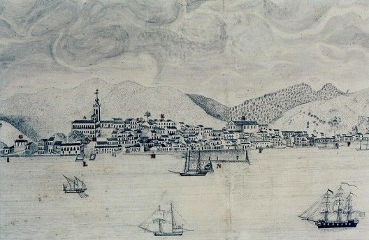 Imagem da cidade de Vitória de 1805
