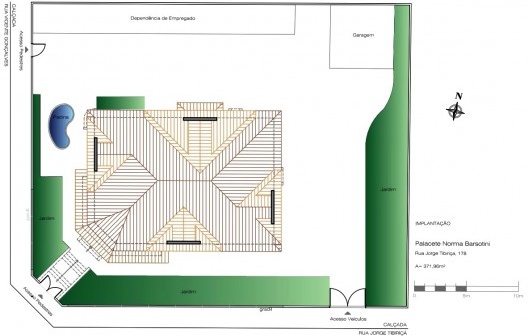 Implantação do Palacete Norma Barsotini