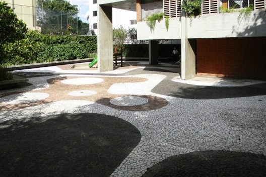 Jardim de Burle Marx para o Edifício Macunaíma, do arquiteto Marcello Fragelli