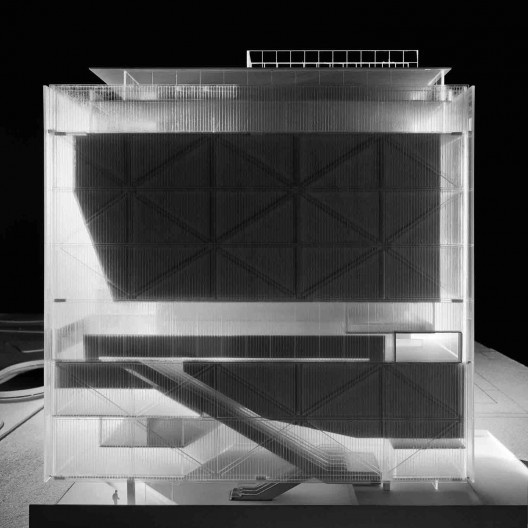 Sede do Instituto Moreira Salles, maquete, São Paulo. Arquitetos Vinicius Andrade e Marcelo Morettin