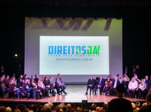 Ato “Direitos Já! Fórum pela Democracia”, Tuca PUC-SP, ocorrido no dia 2 de setembro de 2019