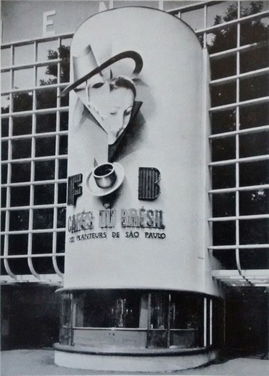 Estande Cafés du Brésil, Exposição Internacional, 1937/Paris