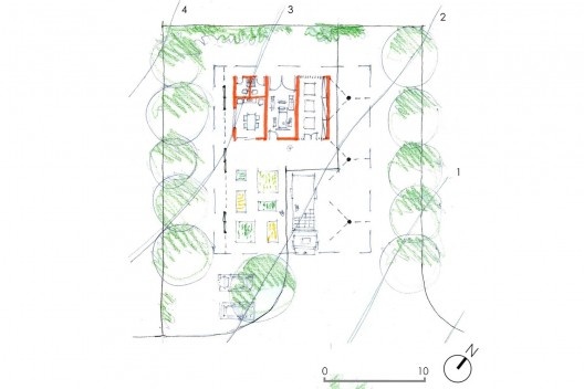 Proposta bairro urbano + produção agrícola, planta do galpão comunitário. Roney Pessoa, FAU PUC-Campinas
