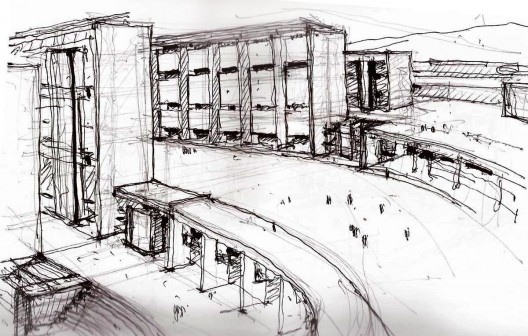 Desenho do Centro Político, croquis recentes