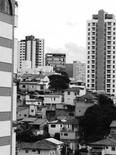 Edifício Jaraguá, vista parcial da elevação norte