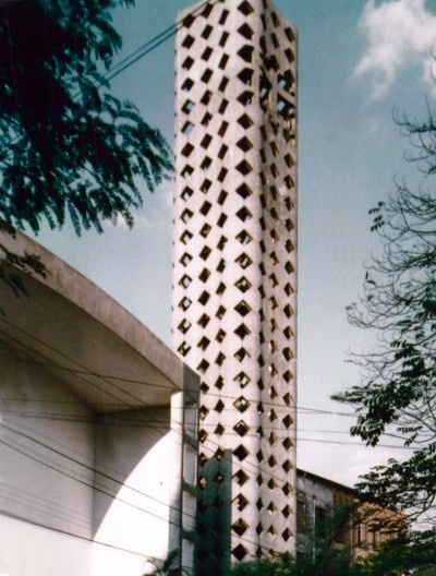 Igreja de São Domingos, São Paulo, 1953. Arquiteto Franz Heep