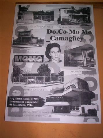 Arquitecta Elena Ramos (1920) y parte de su obra construida