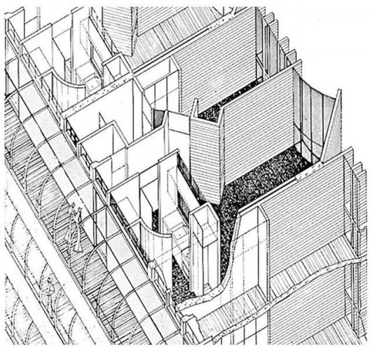 Isométrica do apartamento do Edifício Serramares