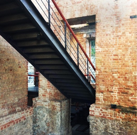 Parque das Ruínas, Estrutura metálica como elemento principal de intervenção