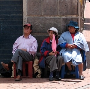 Habitantes de Quito, Equador