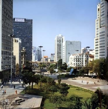 Vista diurna do Vale do Anhangabaú