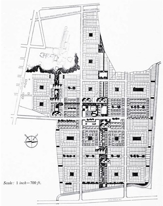 Loteamento Quinta Palatino, Havana, 1954, projeto de Town Planning Associates, arquitetos Paul Lester Wiener e Josep Lluís Sert