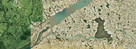 Ortofoto da barragem